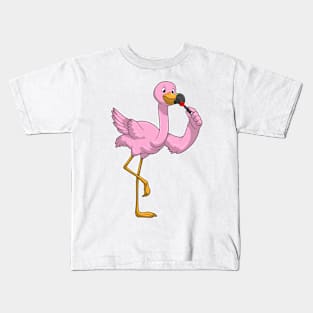 Flamingo with Lipstick Kids T-Shirt